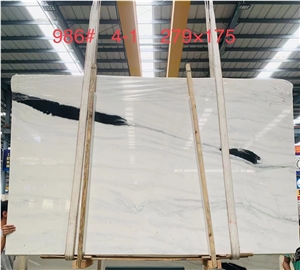 China Panda White Marble Slabs Flooring Tiles