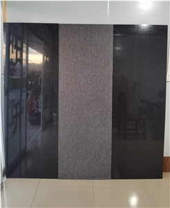Indian Black Peael Granite Slabs Block Tiles