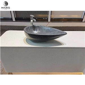 Beautiful Design Customized Basins Black Terrazzo Sink