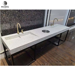 Beautiful Design Customized Basins Black Terrazzo Sink