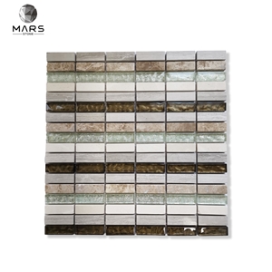 Beautiful Blend Marble Mosaic Tile Wall Honed Decor Sheet