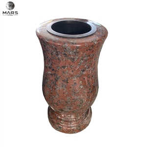 China Factory Cemetery Usage Granite Headstone Flower Vases