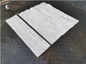 Ledge Stone Panel White Stack Stone Quartz Natural Stone