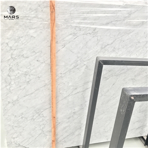 Popular Italy Natural Bianco Carrara White Marble Slab
