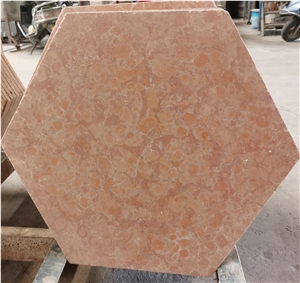 Italy Rosa Corallo Red Marble Slab