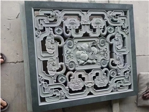 Bluestone Stone Carving Wall Relief 