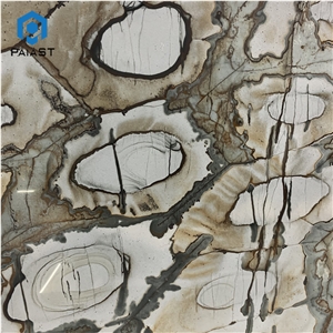 Brazil Natural Exotic Stone Wasabi Quartzite For Countertop