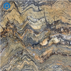 Brazilian Gold Silk Quartzite Slab Gold Stone