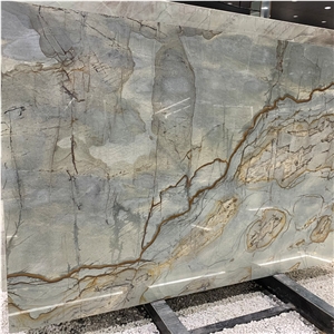 Roman Impression Quartzite Slabs For Countertop Table Top