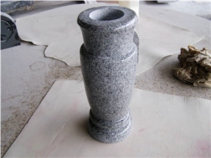 Custom G654 & G603 Granite Vase Monument Acessary Urn Bench