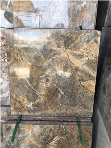40 X 90 X 2Cm Polished Golden Veins Marble Tile 