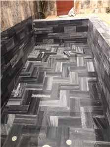 60 X 30 X 2Cm Tiger Black Veins Marble Tiles