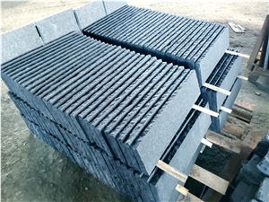 G864 Black Basalt Tile For Stair Basalt Slab