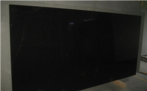 Absolute Black Granite Slabs, India Black Granite