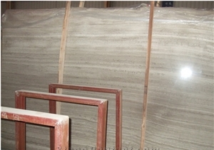 Chinese Grey Wooden Grain Marble,Wooden Grey Marble Slab