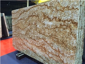 Honey Granite Slabs & Tiles, Brazil Yellow Granite
