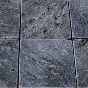 Kutahya Black Marble Tumbled Tiles