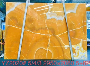 Orange Onyx Yellow Onyx  For Wall 1029