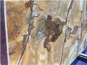 Palomino Gold Quartzite, Stone Wood Quartzite Slabs & Tiles