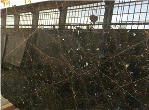 Pasargad Golden Black Marble Slabs Iran Black Marble