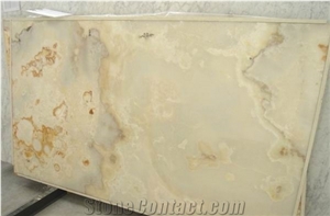 Polished Onice Bianco Onyx Slab(Low Price)