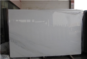 Shangri La White Marble Slabs For Interior Decoration Floor 