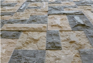 Split Surface Sinia Pearl & Milly Brown Pattern Limestone