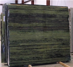 Verde Bamboo Granite Slabs  Brazil Green Granite
