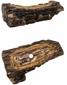 Petrified Wood Sink Natural Shape