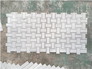 Chipped Marble Kitchen Floor Mosaic Dolomite Backsplash Tile