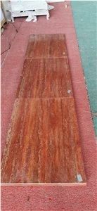 Iran Red Travertine Wall Tile Rose River Travertine Flloor 