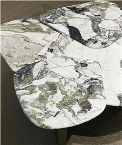 Marble Coffee Table Furniture White Beauty Home Tea Table