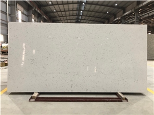 Carrara White Artificial Quartz Stone Slab