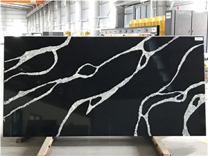 VG 1305 Artificial Carrara Quartz Stone Slab Calacatta 
