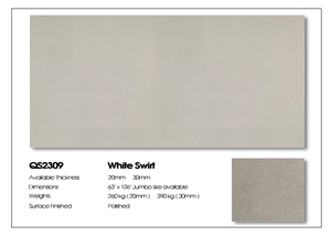 VG 2309 Artificial Carrara Quartz Stone Slab Calacatta