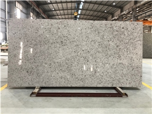 VG 2402 Artificial Carrara Quartz Stone Slab Calacatta