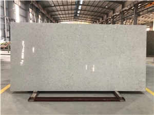 VG2205 Artificial Carrara Quartz Stone Slab Calacatta
