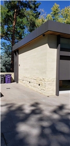 Split Beige Sandstone Wall Caldding