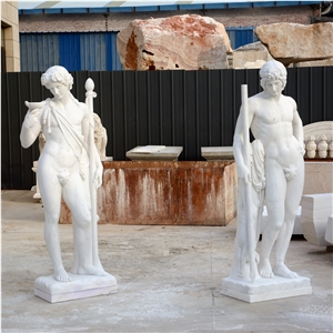 White Marble Male Sculpture