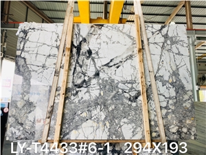 18MM Thickness China Natural Invisible White Marble 