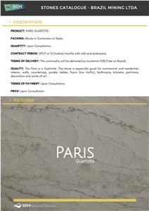 Dakar Quartzite- Paris Quartzite Slabs