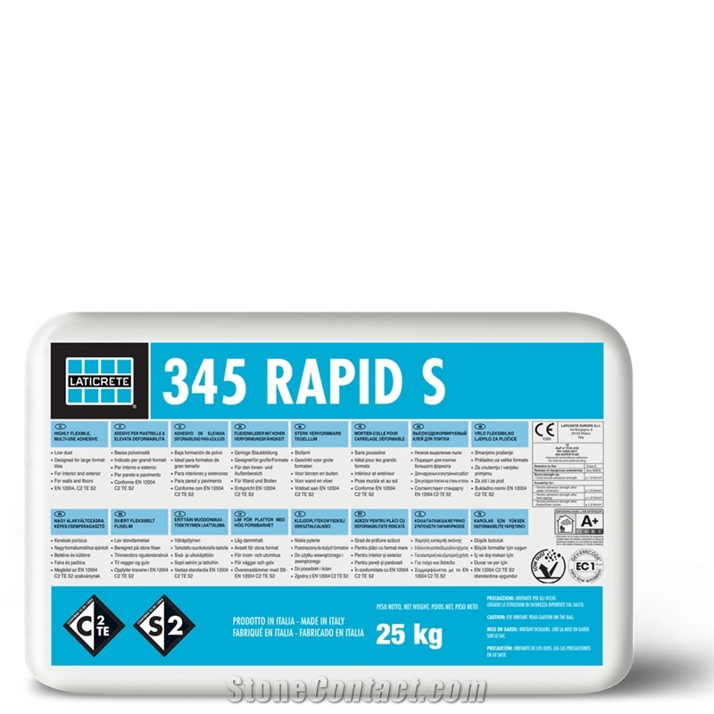 Laticrete 345 RAPID S Multi-Use Adhesive Mortar