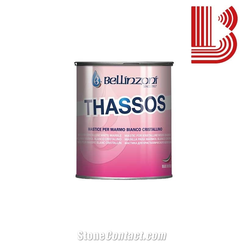 Thassos 750 Ml Solid Mastic, Stone Epoxy - Bellinzoni