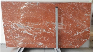 Rosso Francia Marble Slabs