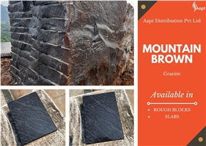 Mountain Brown Granite Blocks