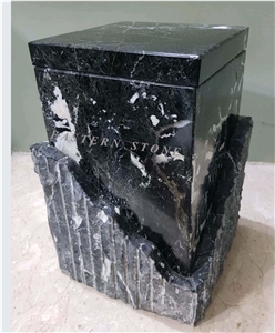 NEW SQUARE, RECTANGLE ONYX STONE CREMATION URNS 