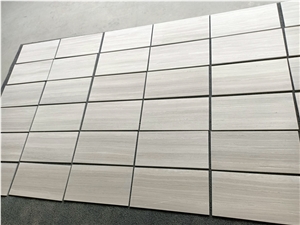 China Wooden White Wood Marble Tile
