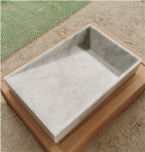 OUTLETS  Price Carrara White Marble Bathroom Sink