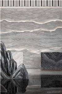 Cloud Ocean Maria White Marble Tiles For Modern Hotel Decor