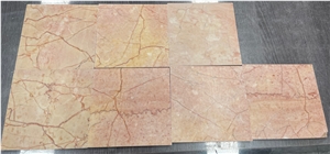 Red Cream Marble Available For Walling And Flooring Tiles